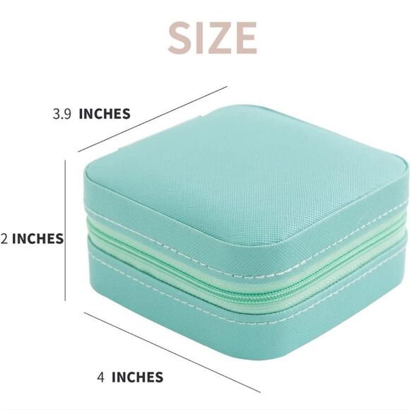 Travel jewelry Organizer Travel jewelry case Travel Jewelry box - Picture 2 of 7